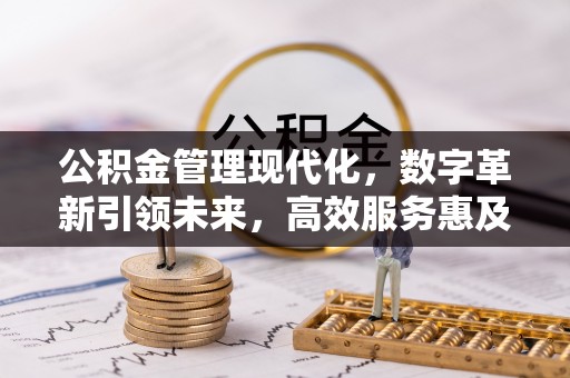 六脚公积金管理现代化，数字革新引领未来，高效服务惠及民生