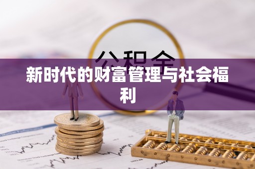 六脚新时代的财富管理与社会福利