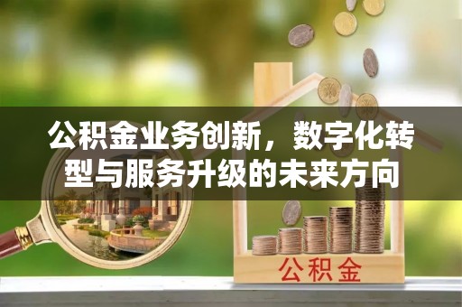 六脚公积金业务创新，数字化转型与服务升级的未来方向