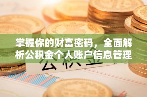 六脚掌握你的财富密码，全面解析公积金个人账户信息管理