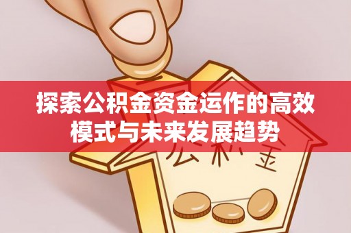 六脚探索公积金资金运作的高效模式与未来发展趋势